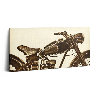 Fotoobraz canvas 120x60 Retro sepia - motocykl w stylu vintage