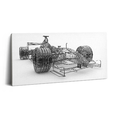 Obraz na płótnie 120x60 Projekt techniczny samochodu F1
