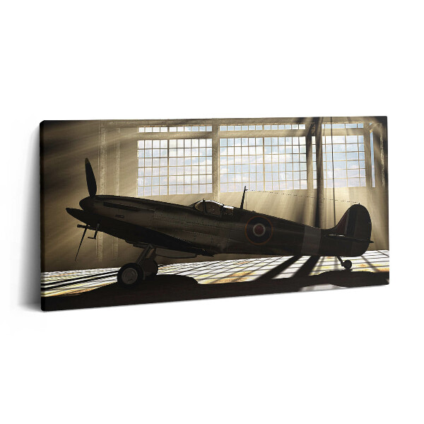 Fotoobraz canvas 120x60 Spitfire z II wojny światowej