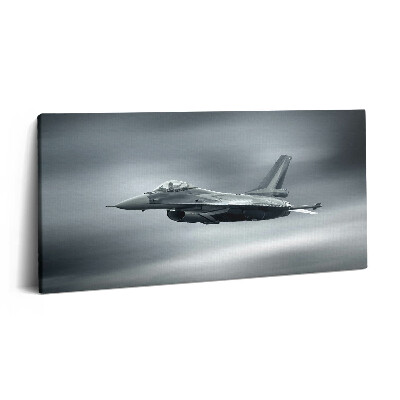 Fotoobraz canvas 120x60 Samolot wojskowy w locie
