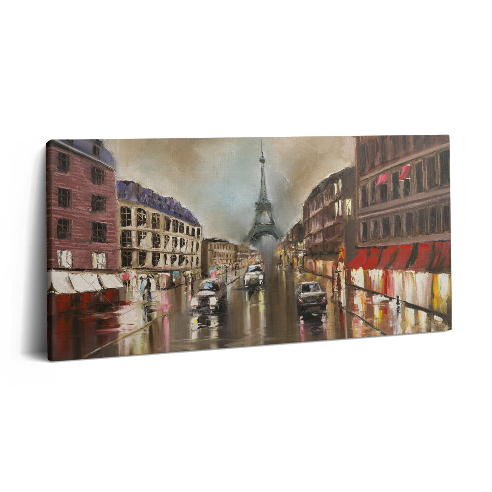 Fotoobraz canvas 120x60 Francuskie miasto Paryż