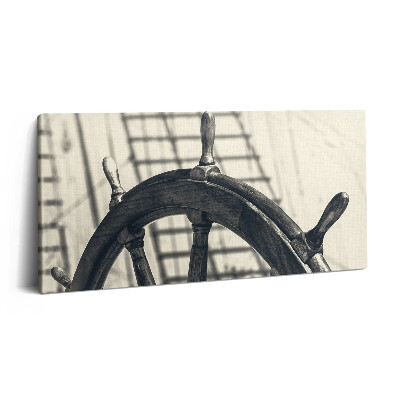 Fotoobraz canvas 120x60 Stary statek w stylu retro