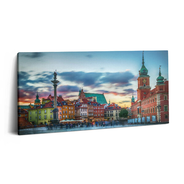 Fotoobraz canvas 120x60 Zamek Staromiejski w Warszawie