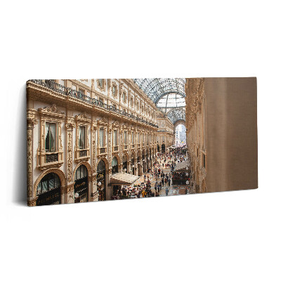 Foto obraz canvas 120x60 Galleria Vittorio Emanuele II we Włoszech