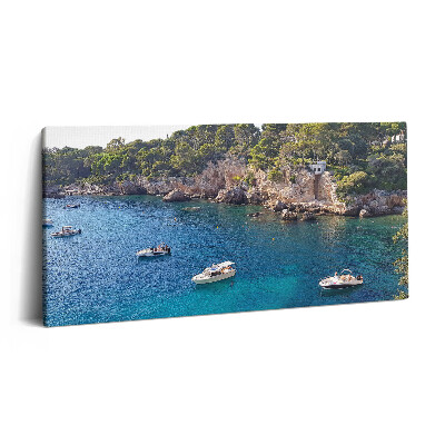 Fotoobraz canvas 120x60 Krajobraz w Cap d'Antibes