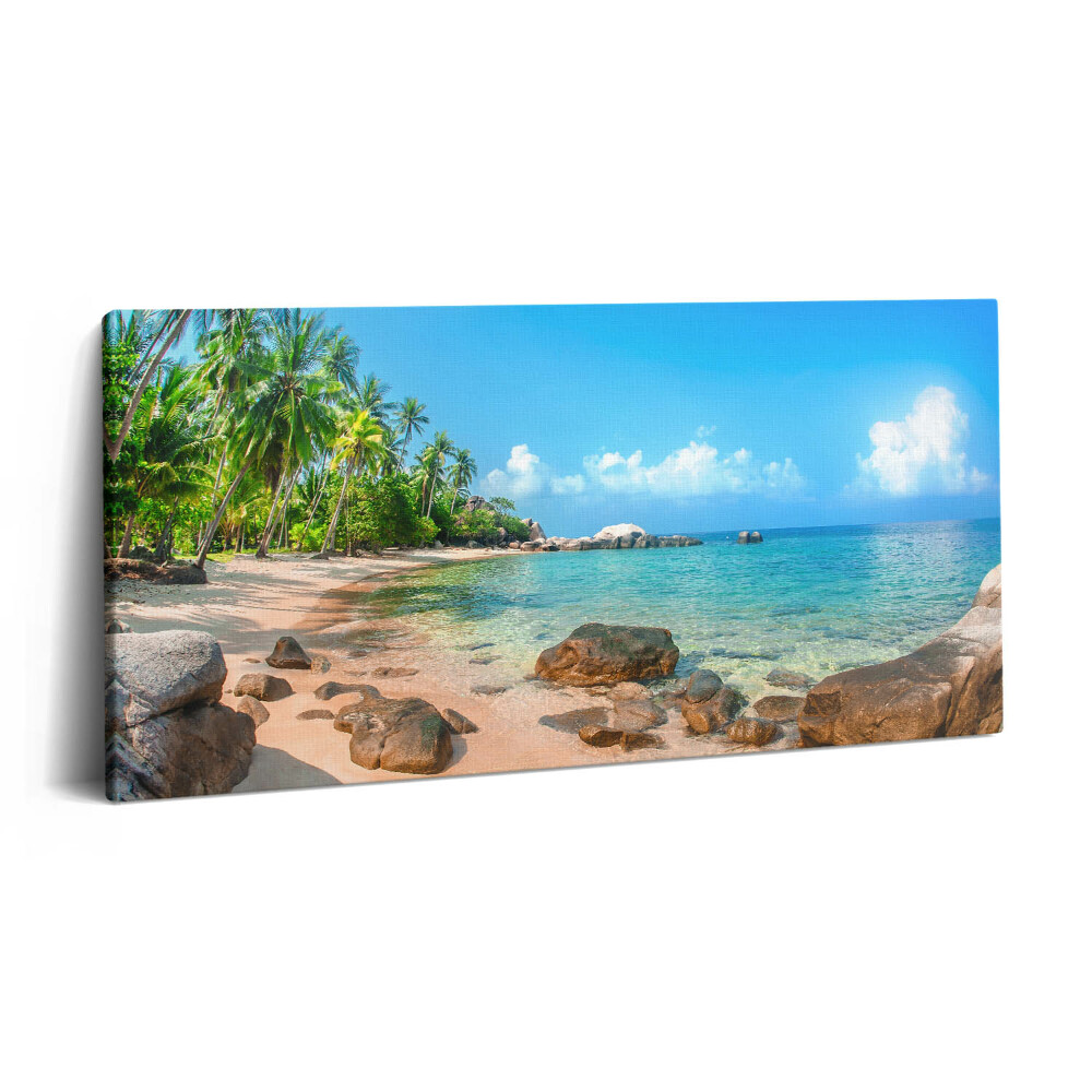 Fotoobraz canvas 120x60 Piękna plaża w Tajlandii