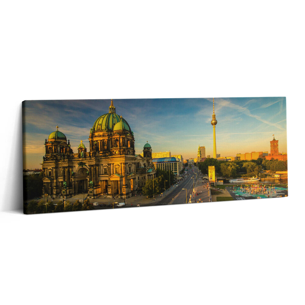 Obraz canvas 125x50 Widok na miasto Berlin