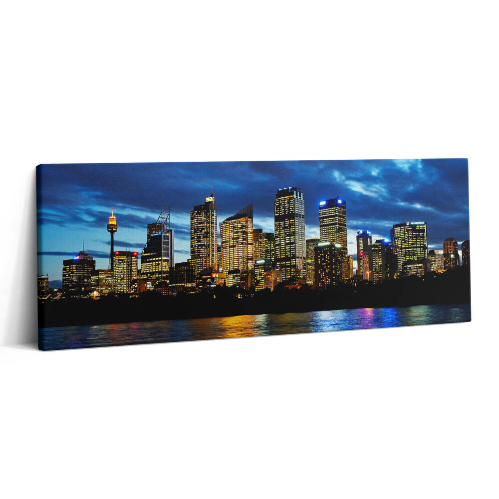 Obraz canvas 125x50 Wieczorny spacer po Sydney