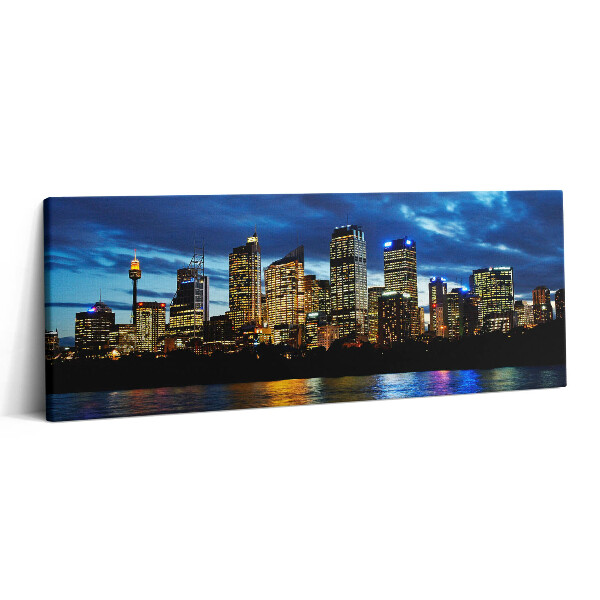 Obraz canvas 125x50 Wieczorny spacer po Sydney