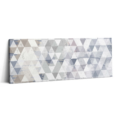 Obraz canvas 125x50 Wzór geometryczny z trójkątami