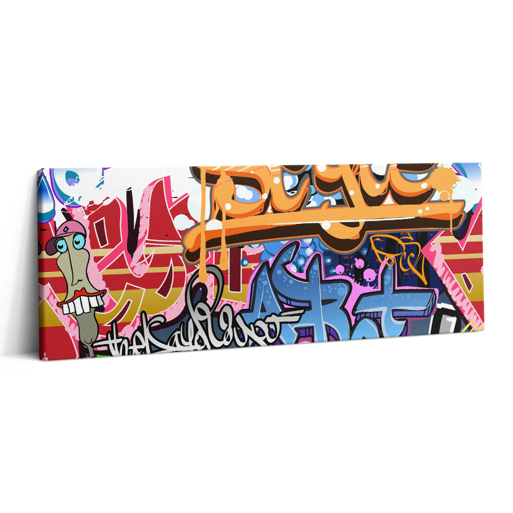 Obraz canvas 125x50 Sztuka uliczna graffiti