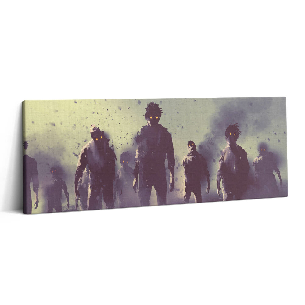 Fotoobraz canvas 125x50 Zombie w noc Halloween