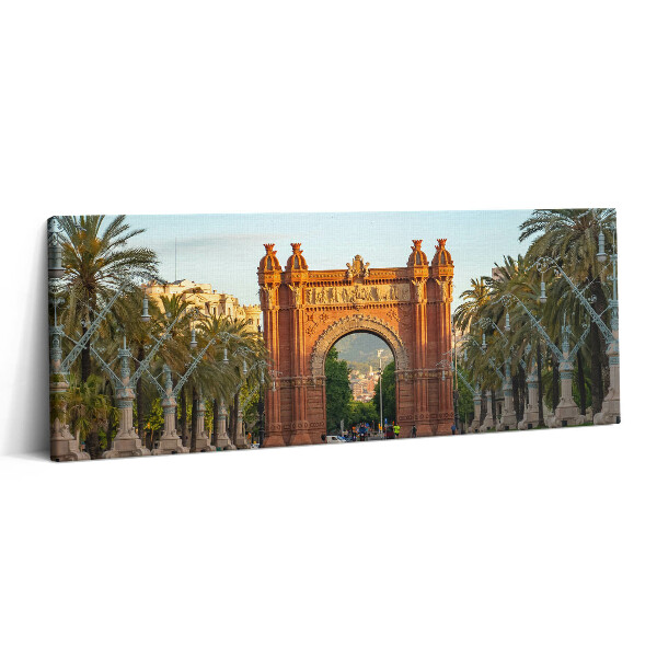 Obraz na płótnie 125x50 Łuk Triumfalny Barcelona Katalonia