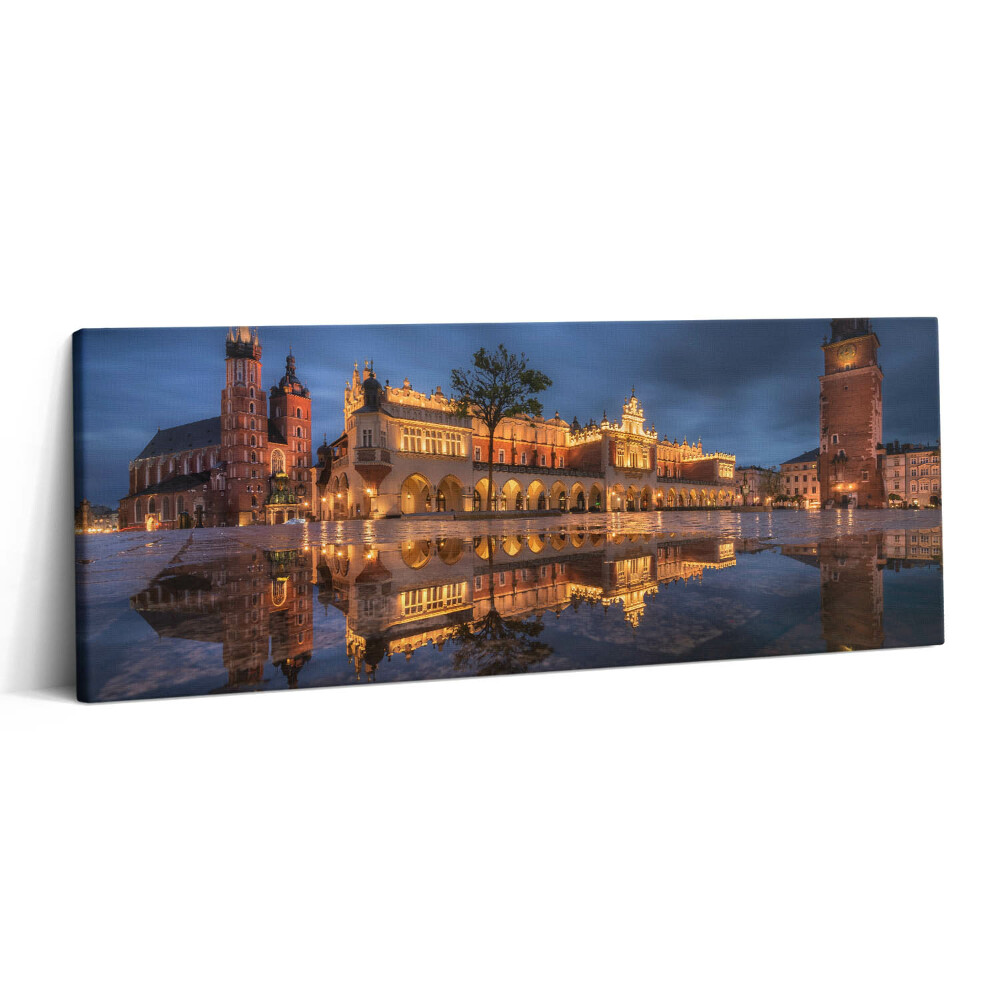 Fotoobraz canvas 125x50 Krakowski Rynek Sukiennice