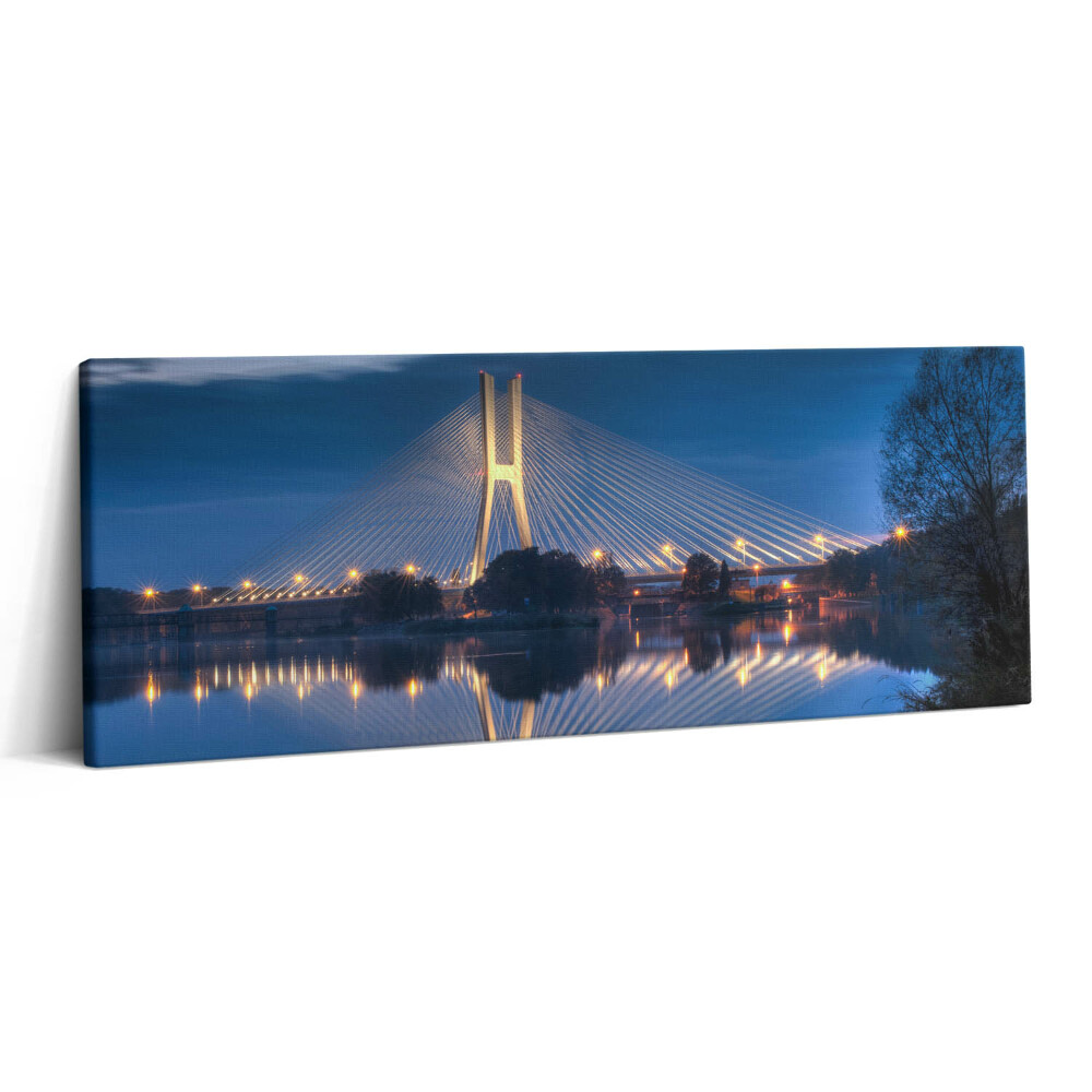 Obraz canvas 125x50 Most Rędziński Wrocław