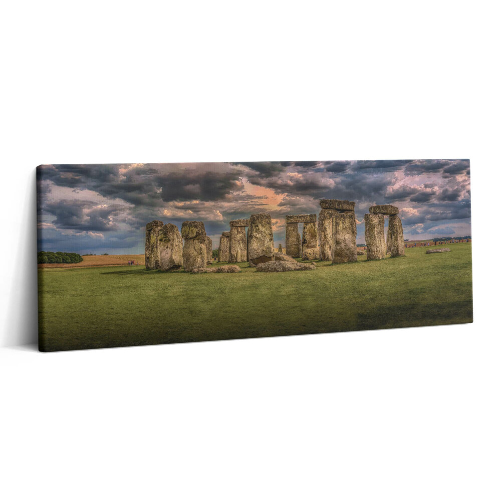 Fotoobraz canvas 125x50 Stonehenge Nimbostratus