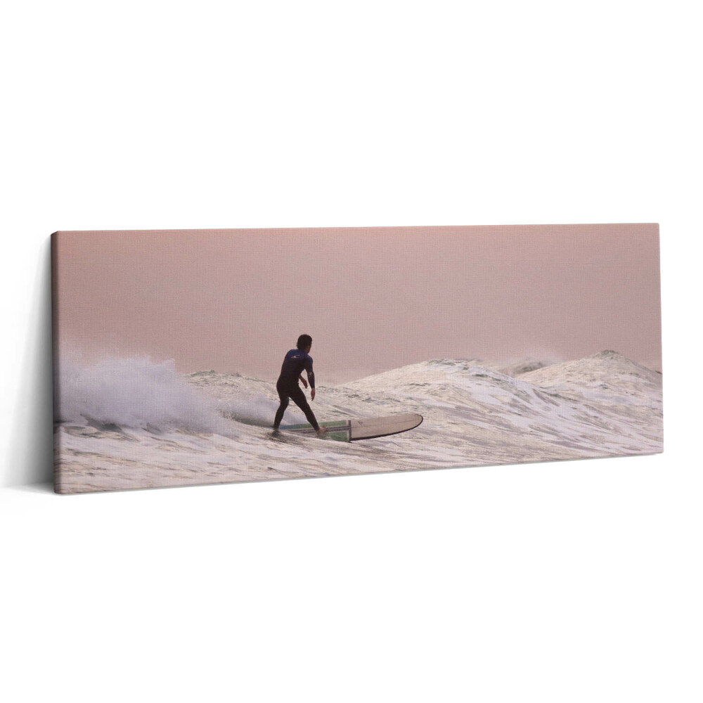 Foto obraz na płótnie 125x50 Surfer na Hawajach