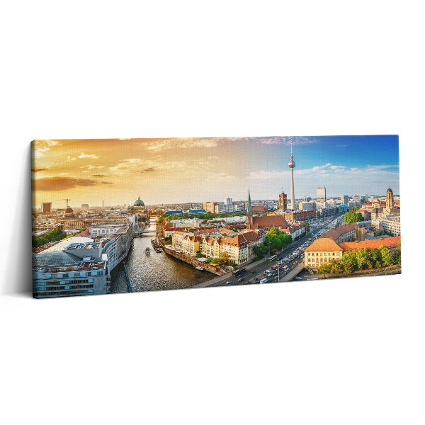 Obraz canvas 125x50 Widok na Berlin