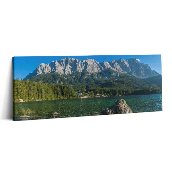 Fotoobraz canvas 125x50 Szczyt Zugspitze w Niemczech