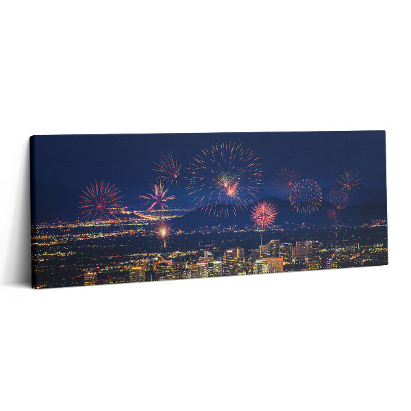 Fotoobraz canvas 125x50 Miasto Phoenix nocą