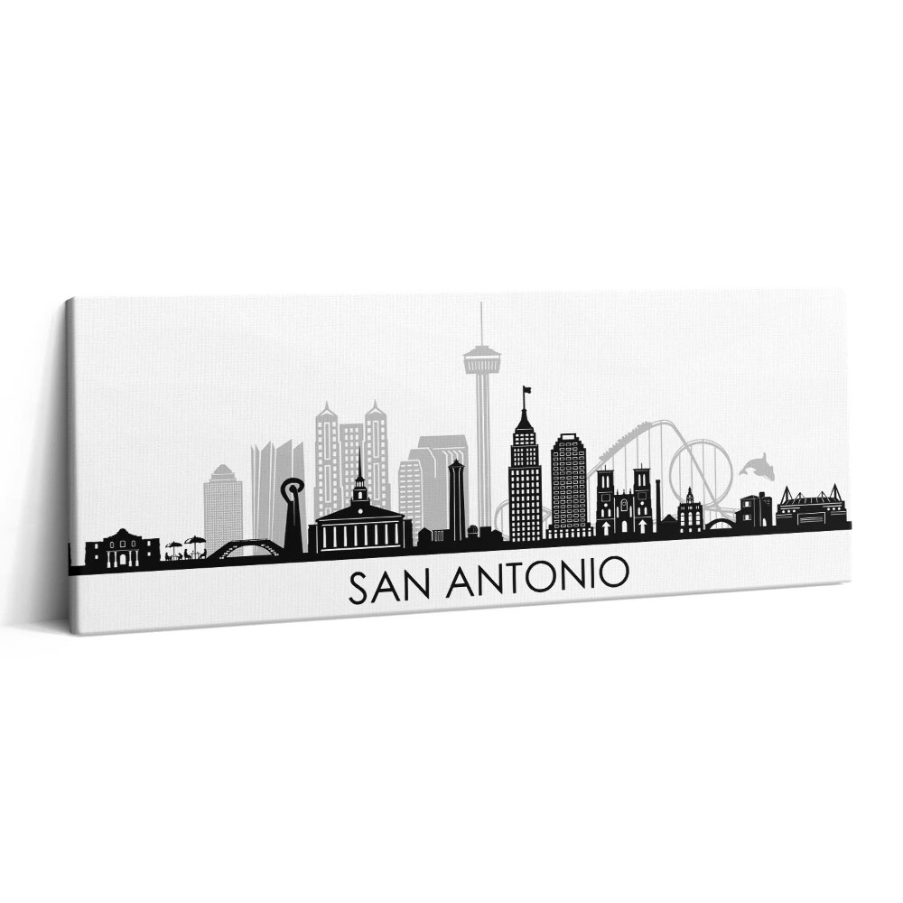 Fotoobraz canvas 125x50 Miasto San Antonio w Teksasie