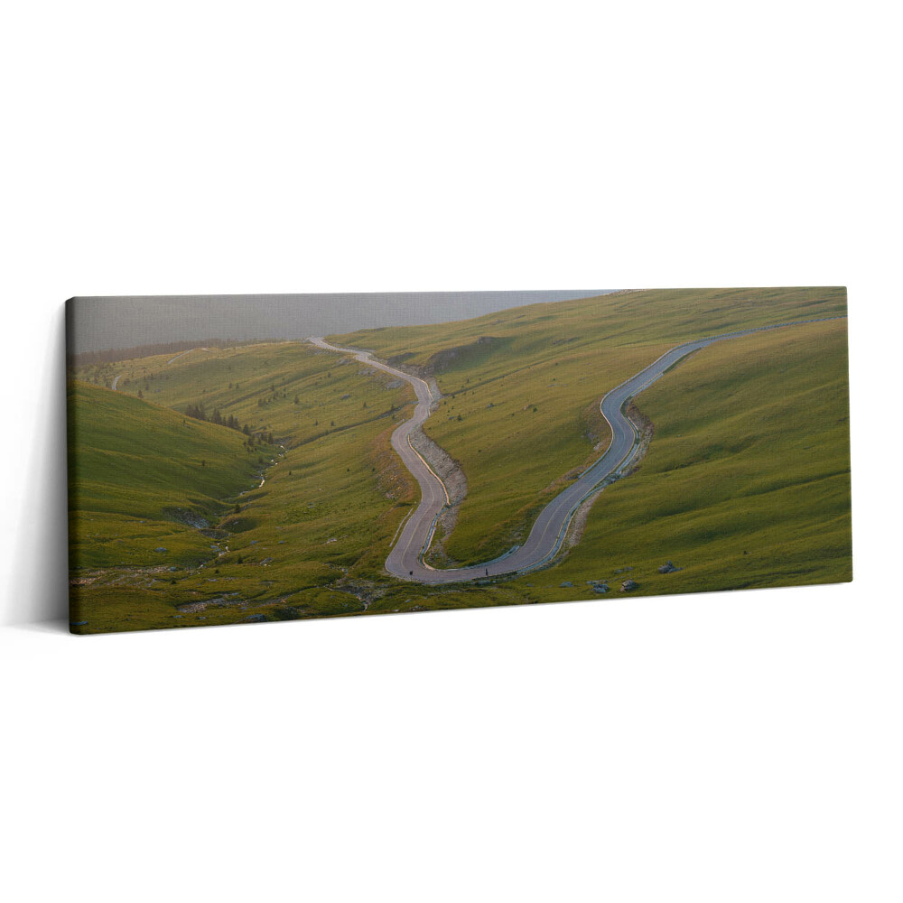 Fotoobraz canvas 125x50 Droga Transalpina 67c