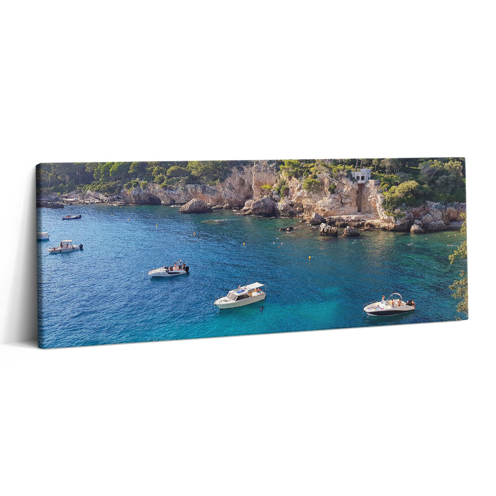 Fotoobraz canvas 125x50 Krajobraz w Cap d'Antibes