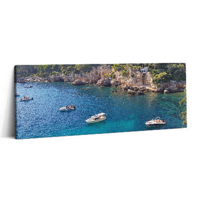 Fotoobraz canvas 125x50 Krajobraz w Cap d'Antibes