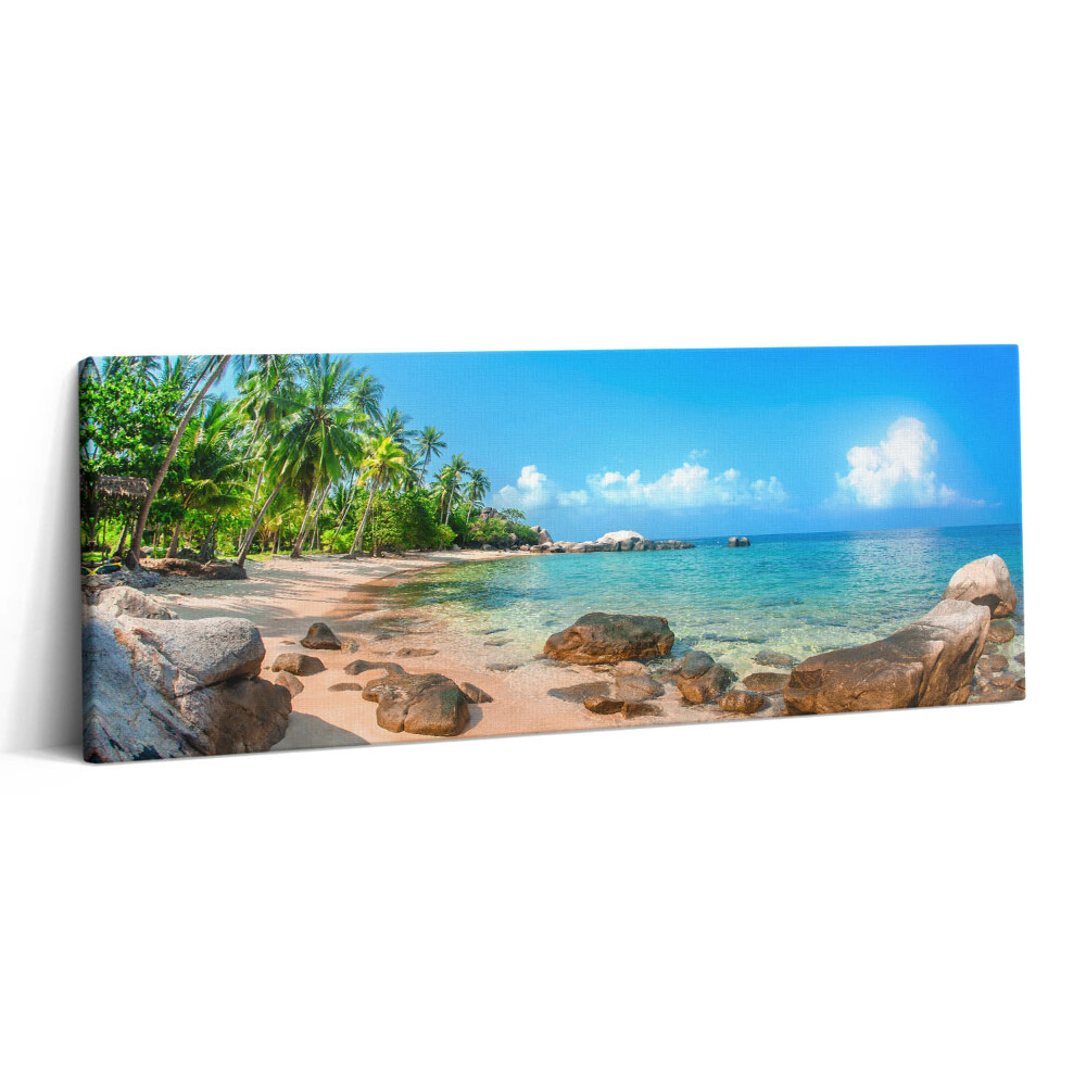 Obraz canvas 125x50 Piękna plaża w Tajlandii