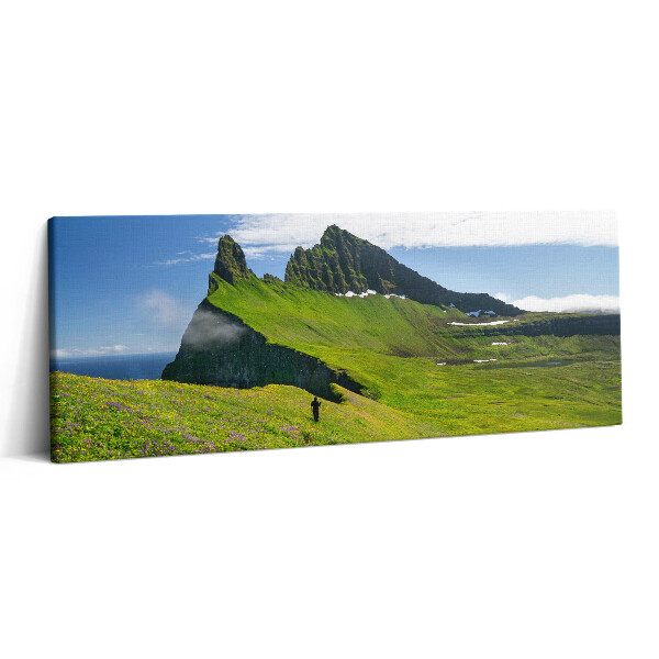 Fotoobraz canvas 125x50 Rezerwat Hornstrandir Islandia