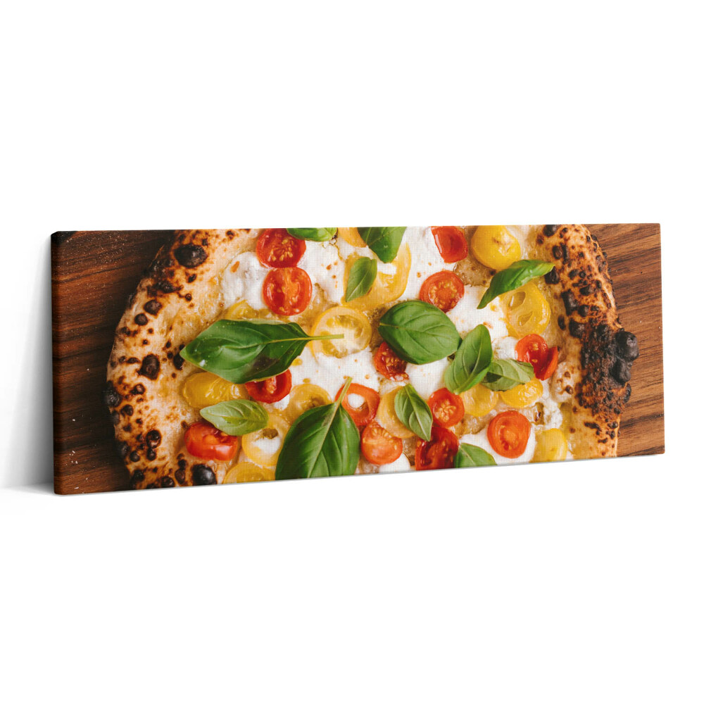 Foto obraz na płótnie 125x50 Kuchnia Włoska Pizza Gastronomia