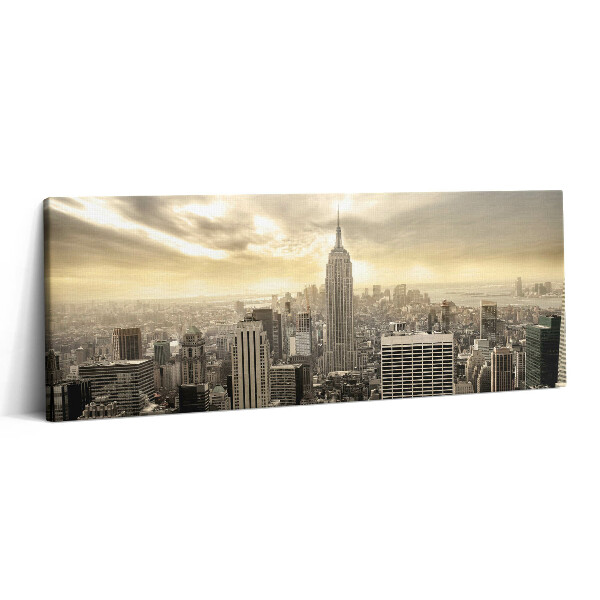 Obraz canvas 125x50 Panorama Empire State Building