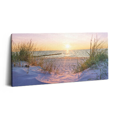 Obraz na płótnie 140x70 Polskie morze - opalanie