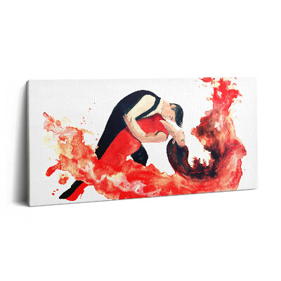 Obraz na płótnie 140x70 Zmysłowe tango pełne emocji