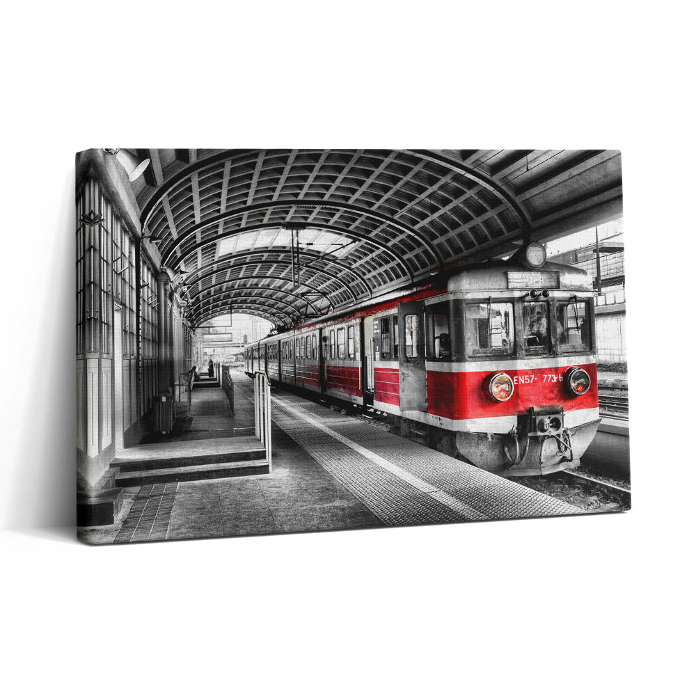 Foto obraz canvas 30x20 Stary peron kolejowy