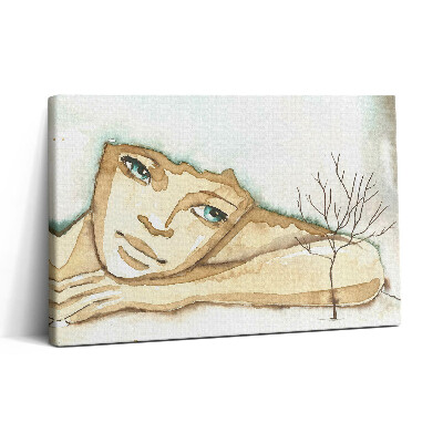 Nowoczesny obraz na płótnie 30x20 Portret kobiety