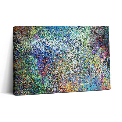 Obraz na płótnie 30x20 Ekspresyjna abstrakcja kolorowych linii