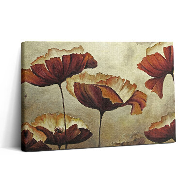 Obraz na płótnie 30x20 Malowane maki