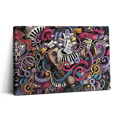 Obraz canvas 30x20 Instrumenty muzyczne