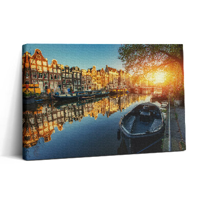 Obraz canvas 30x20 Miasto Amsterdam
