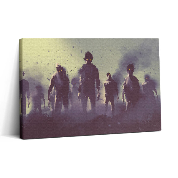 Obraz canvas 30x20 Zombie w noc Halloween