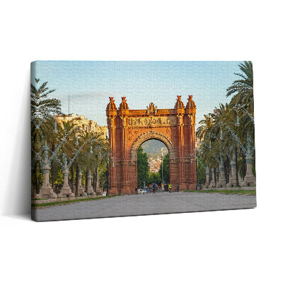 Obraz canvas 30x20 Łuk Triumfalny Barcelona Katalonia