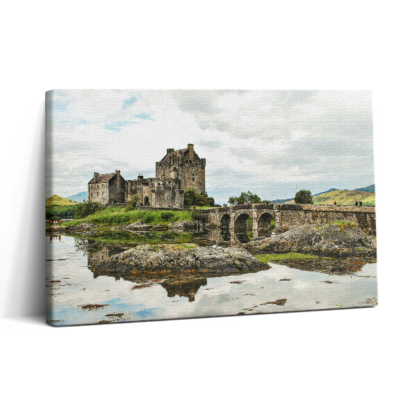 Obraz canvas 30x20 Zamek Eilean Donan w Szkocji