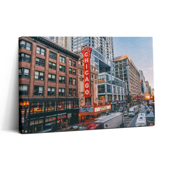 Obraz canvas 30x20 Zdjęcie budynków Chicago