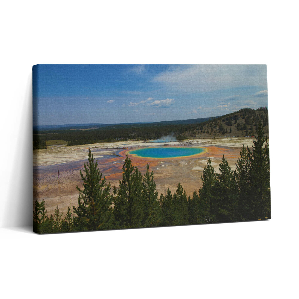 Obraz canvas 30x20 Gorące źródła w Parku Narodowym Yellowstone