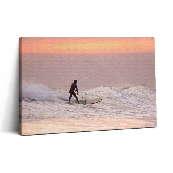 Obraz canvas 30x20 Surfer na Hawajach