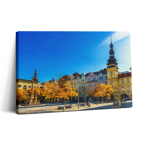 Obraz canvas 30x20 Plac Masaryka i Ratusz Staromiejski