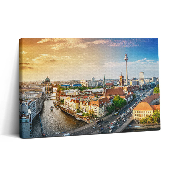 Foto obraz canvas 30x20 Widok na Berlin