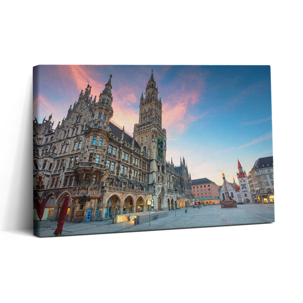 Foto obraz canvas 30x20 Marienplatz w Monachium