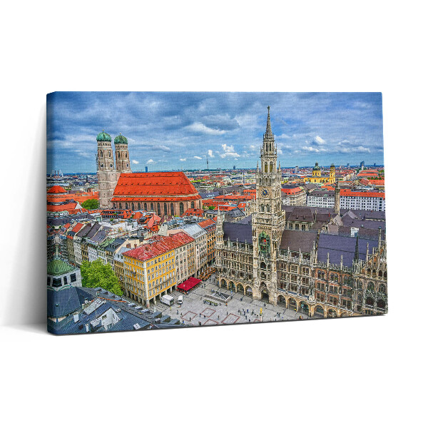 Obraz canvas 30x20 Ratusz na Marienplatz w Monachium